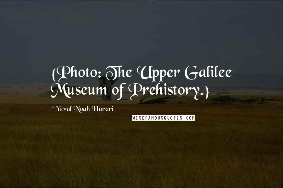 Yuval Noah Harari Quotes: {Photo: The Upper Galilee Museum of Prehistory.}