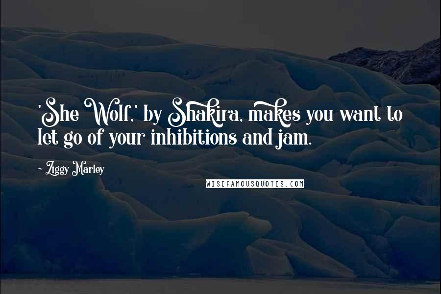 Ziggy Marley Quotes: 'She Wolf,' by Shakira, makes you want to let go of your inhibitions and jam.