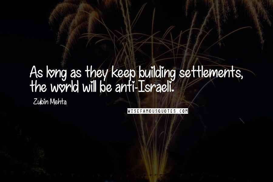 Zubin Mehta Quotes: As long as they keep building settlements, the world will be anti-Israeli.